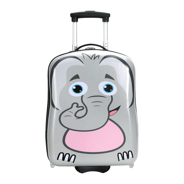 SNOWBALL ΒΑΛΙΤΣΑ ΤΡΟΧΗΛΑΤΗ 2 ΡΟΔΕΣ ΠΑΙΔΙΚΗ 44x34x19cm E05518 ΓΚΡΙ