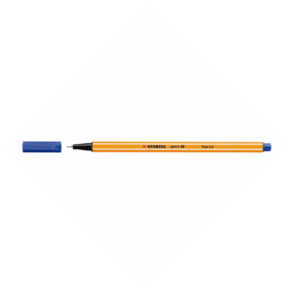 STABILO ΜΑΡΚ. 88 BLUE 10Τ.