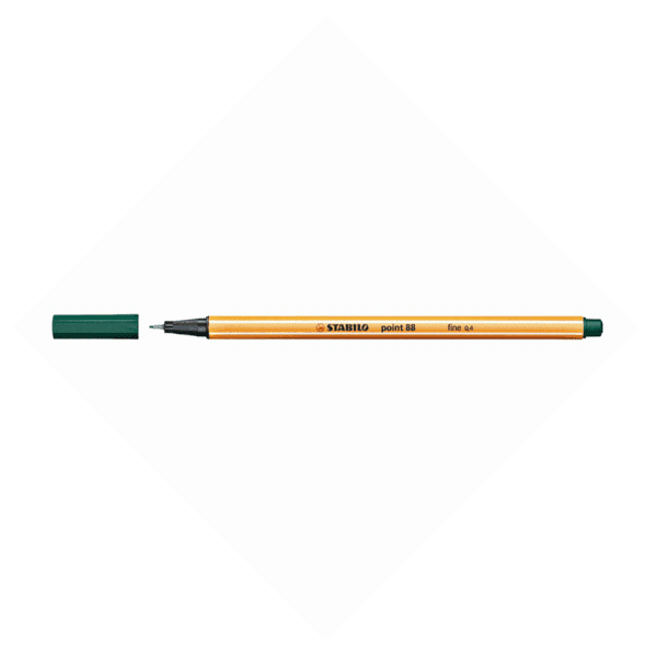 STABILO ΜΑΡΚ. 88 No53 PINE GREEN 10Τ.
