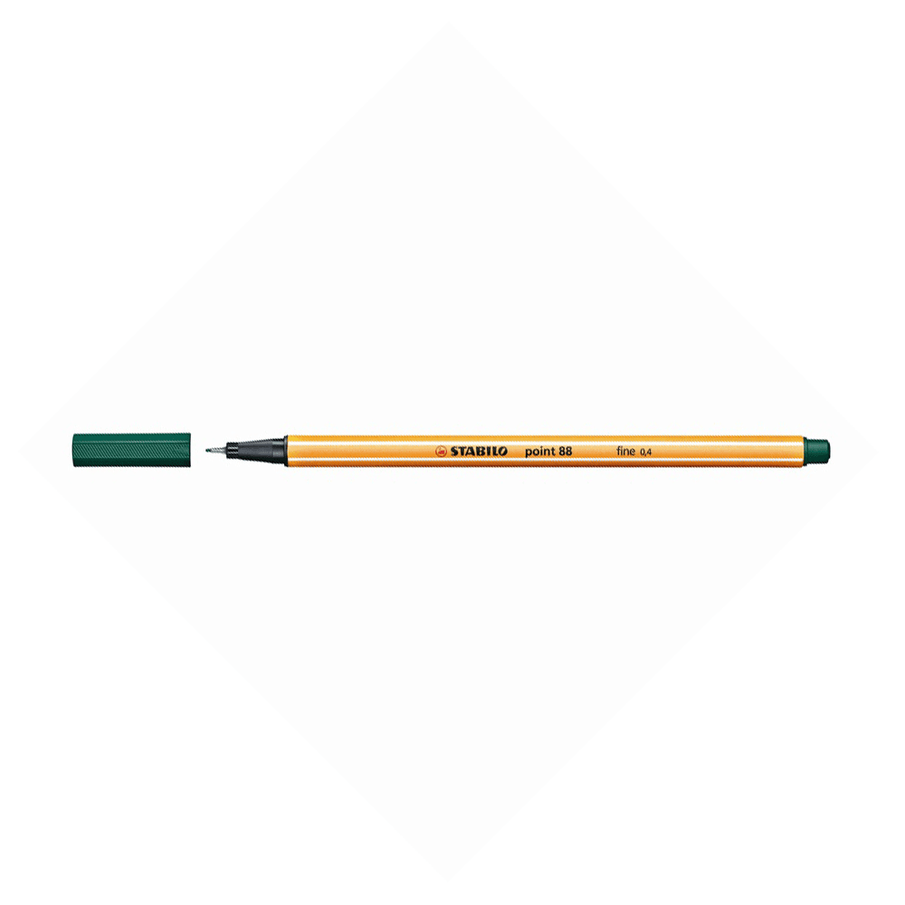 STABILO ΜΑΡΚ. 88 No53 PINE GREEN 10Τ. STABILO ΜΑΡΚ. 88 No53 PINE GREEN 10Τ.