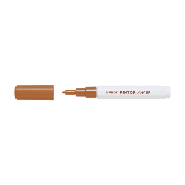 PILOT ΜΑΡΚ.PAINT PINTOR EXTRA FINE ΚΑΦΕ 6Τ.