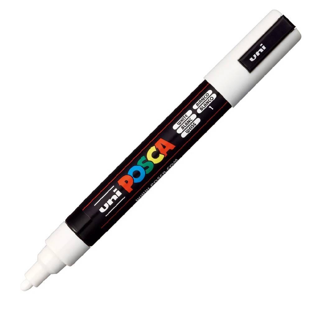 Uni Posca PC-5 Medium White Μαρκαδόροι Uni Posca PC-5 Medium White - Image 1