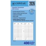 Contax Ημερήσιο Ανταλλακτικό Ημερολογίου 2026 9.5x17εκ. 400 Φύλλα