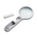 Deli Φακός Μεγεθυντικός Led 2.5x Πλαστικός Blister 70mm Λευκός - Image 3
