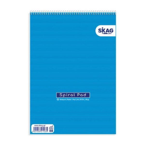 Μπλοκ Σπιράλ Όρθιο Α4 - Φύλλα 80