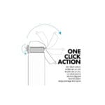 Πλαστικό Παγούρι Πετρόλ Space 350ml ION8 - Image 4