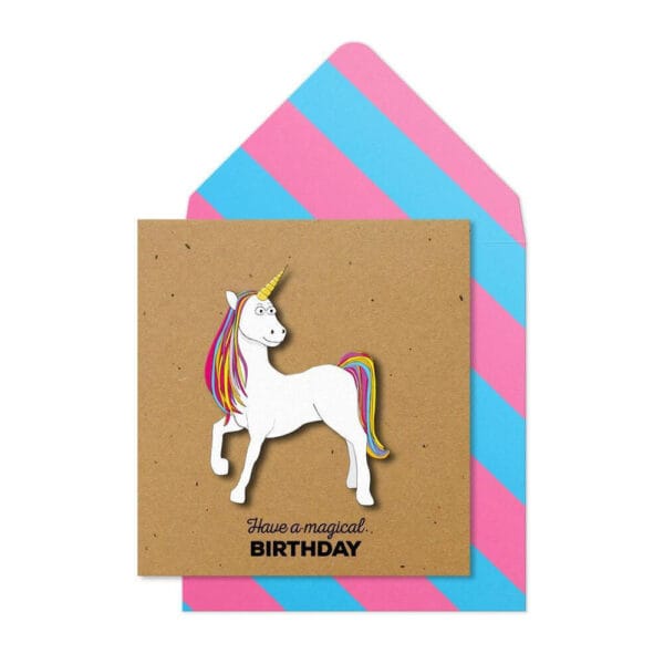 Ευχετήρια Κάρτα "Have A Magical Birthday" Μονόκερος