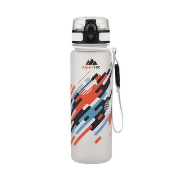 AlpinPro Πλαστικό Παγούρι Inlay Sport σε Λευκό χρώμα 500ml