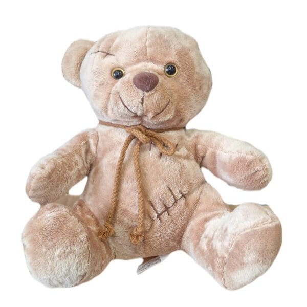 Λούτρινο Αρκουδάκι Με Φουλάρι 25 cm