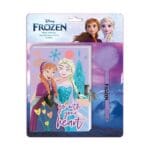 Ατζέντα Frozen Με Κλειδί & Στυλό με Pom Pom