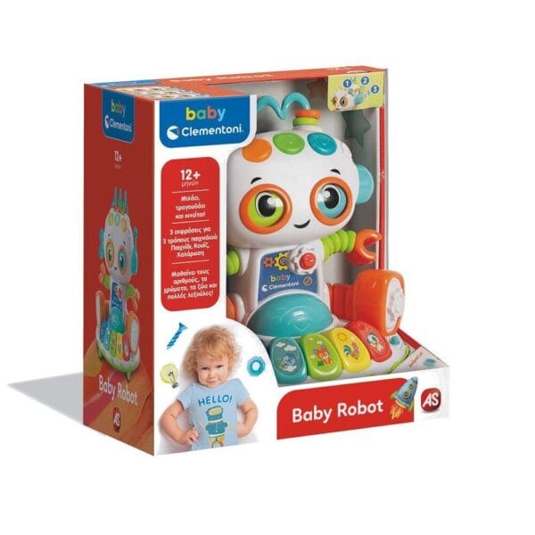 Clementoni Baby Βρεφικό Εκπαιδευτικό Baby Robot (63330)