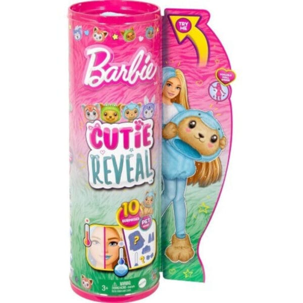 Barbie  Κούκλα Cutie Reveal Αρκουδάκι