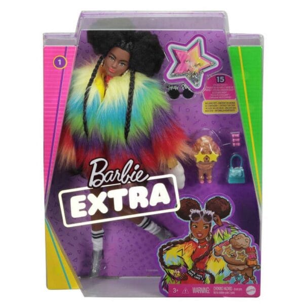 Barbie Extra Κούκλα Rainbow Coat (GVR04)