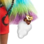 Barbie Extra Κούκλα Rainbow Coat (GVR04) - Image 3