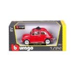 Bburago Αυτοκινητάκι Fiat 500 σε Κλίμακα 1:24