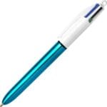 Bic Στυλό Ballpoint με Πολύχρωμο Mελάνι 4 Colours Shine Blue
