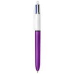 Bic Στυλό Ballpoint με Πολύχρωμο Mελάνι 4 Colours Shine Purple - Image 2