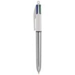 Bic Στυλό Ballpoint με Πολύχρωμο Mελάνι 4 Colours Shine Silver - Image 2