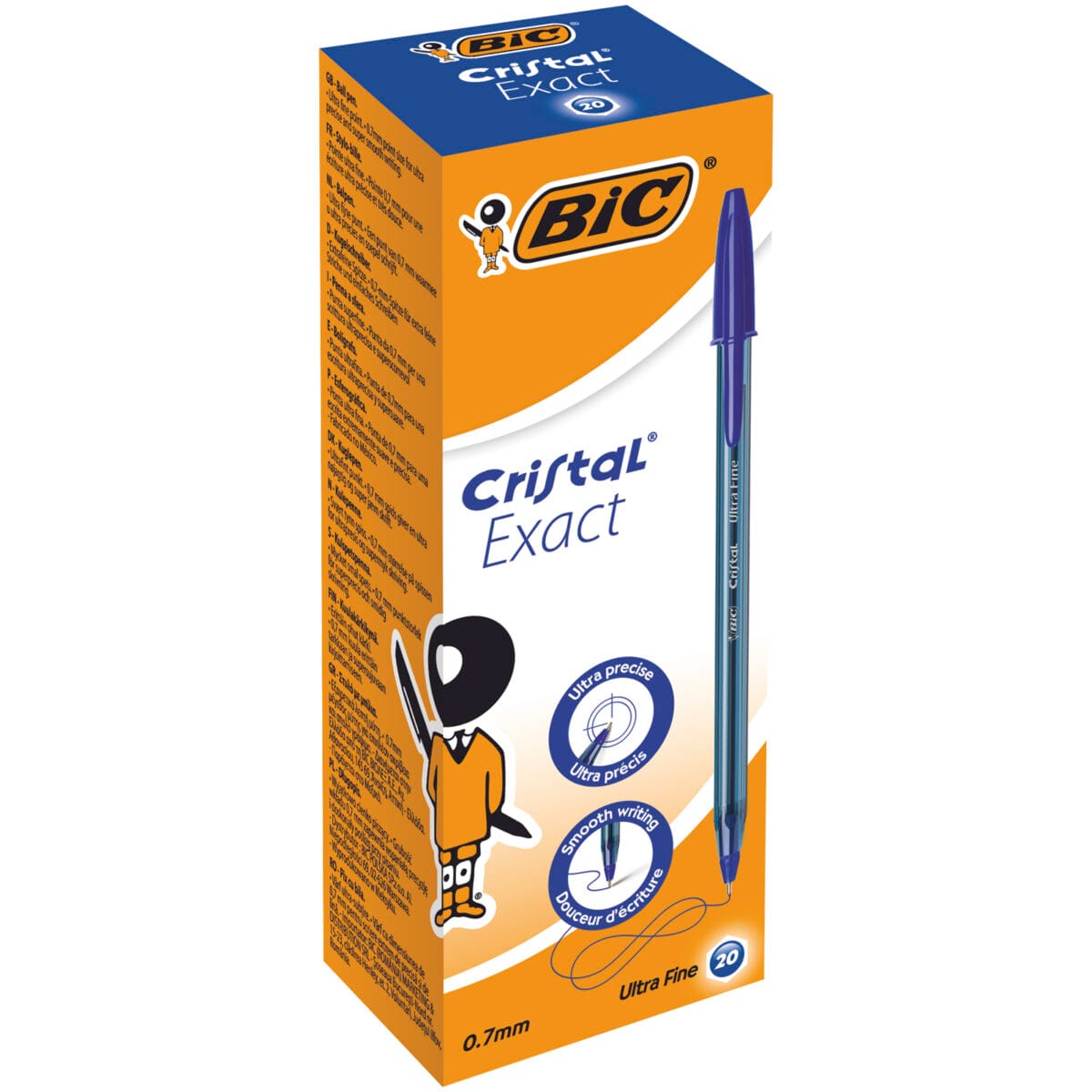 Bic Στυλό Cristal Exact Ultra Fine 0.7mm Μπλέ - Image 2