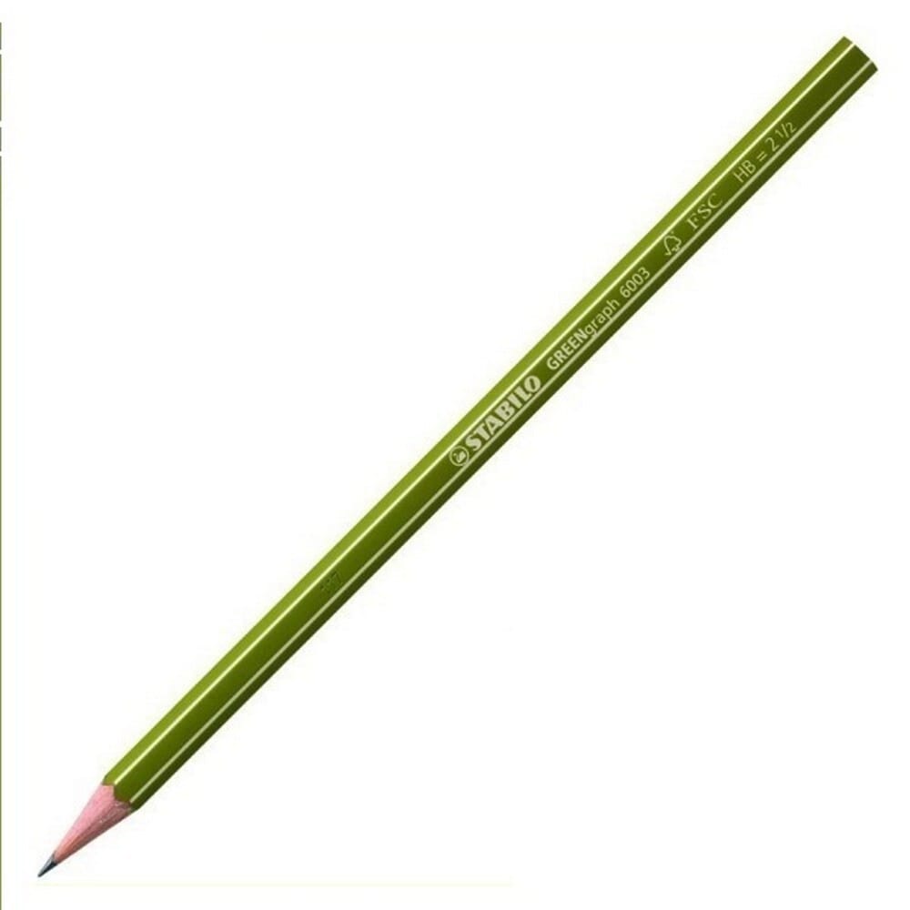 bitrinastabilomolybiwn12098 Stabilo Greengraph 6003 Μολύβι HB Πράσινο - Image 1