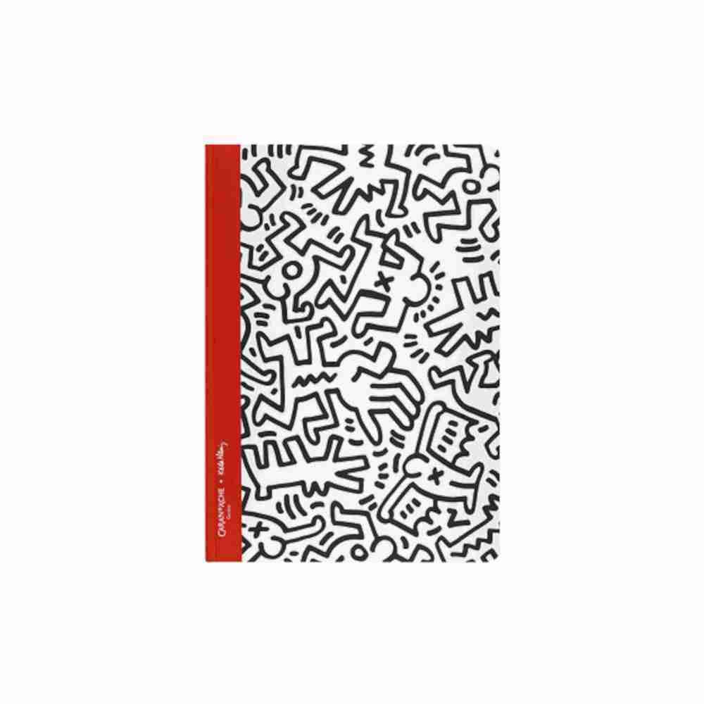 caran-dache-shmeiwmatario-a5-me-teleies29436 Caran D'ache Σημειωματάριο Κουκίδες A5 Keith Haring Christmas - Image 1