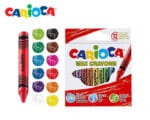 Carioca Wax Crayons Σετ Κηρομπογιές 12 Χρώματα - Image 3