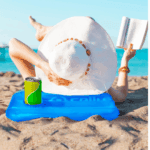 Celly Pool Bluetooth Speaker Pillow 3W Light Blue - Image 4
