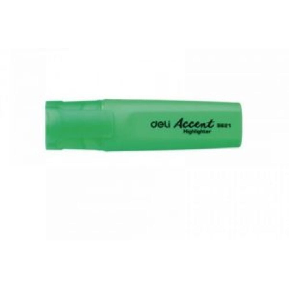 delimarkypogrplakeprasino5893 Deli Accent Μαρκαδόροι Υπογράμμισης Πλακέ Πράσινο - Image 1