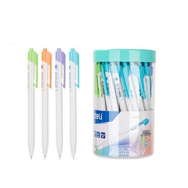 Deli Στυλό με κουμπί 0,7 Arrow Παστέλ