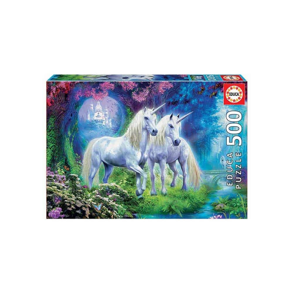 educapazl500t48ch34unicornsintheforest5814 Educa Παζλ 500τμχ. 48Χ34 Unicorns In The Forest - Image 1