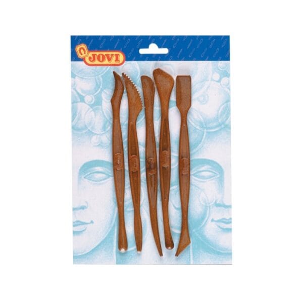 Jovi Εργαλεία Πηλού Γλυφίδες  5 Τεμάχια