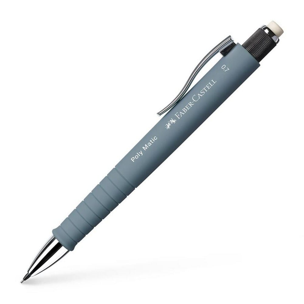 faber-castell-mhchaniko-molubi-poly-matic-07-gkri13837 Faber Castell Μηχανικό μολύβι Polymatic 0,7 Γκρι - Image 1