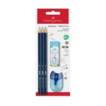 Faber Castell Σετ Μολύβια 1111 HB Πετρόλ ,Ξύστρα , Γόμα 5τμχ 111181 - Image 2