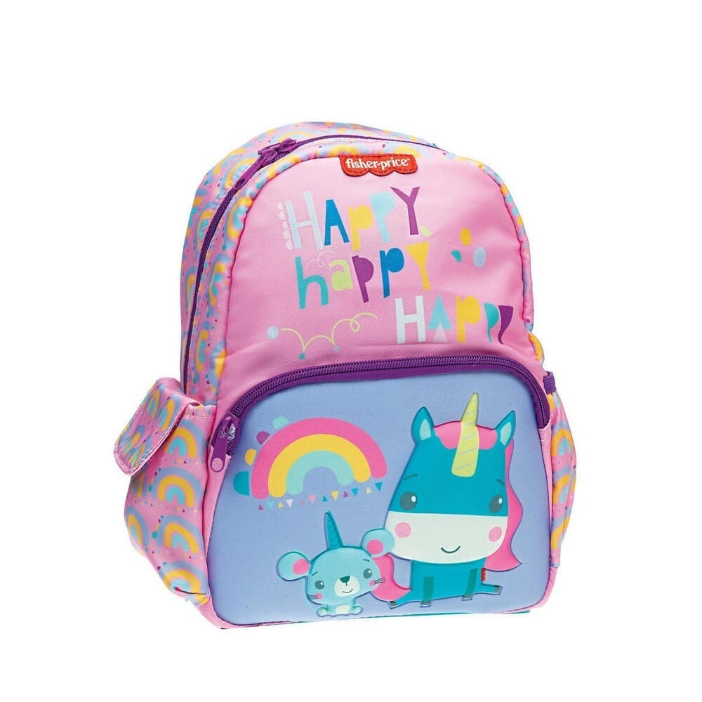 fisher-price-unicorn-scholikh-tsanta-plaths-nhpiagwgeiou14329 Fisher Price Unicorn Σχολική Τσάντα Πλάτης Νηπιαγωγείου - Image 1