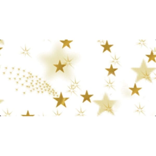 Folia Χαρτόνι Χριστουγέννων - Χρυσά Αστέρια 50Χ70  270gr