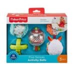 Fisher Price Five Senses Activity Balls από Ύφασμα με Ήχους