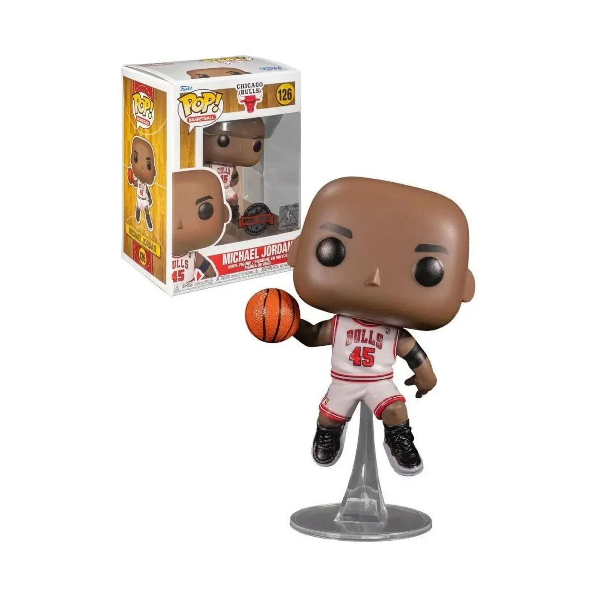 Funko POP! Basketball NBA Michael Jordan (1995 Playoffs) #126 Special Edition (Exclusive) - Image 2