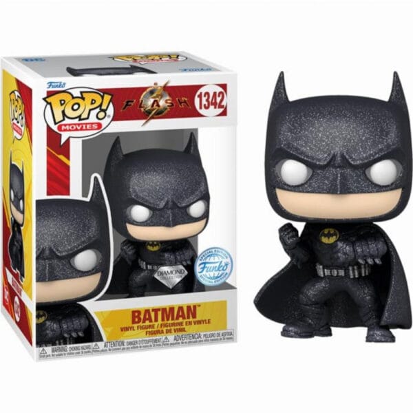 Funko POP! DC Movies: Flash – Batman #1342 (Special Edition) (Diamond Collection)