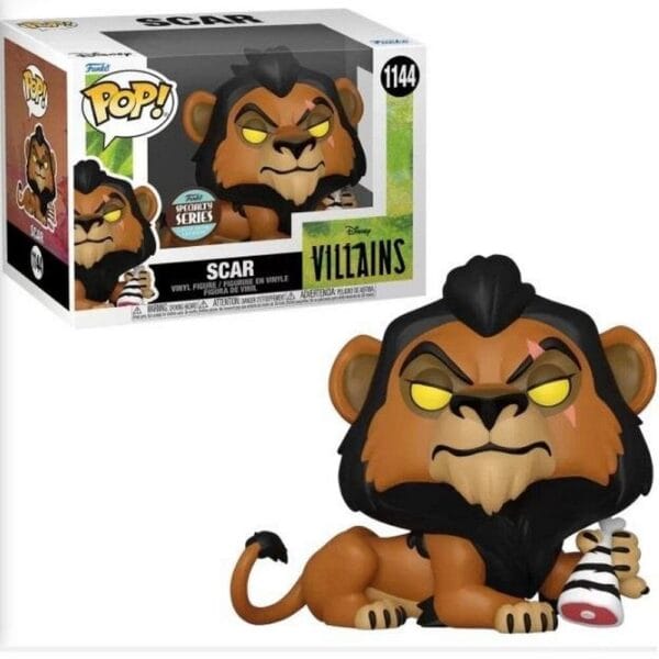 Funko Pop! Disney Villains: Lion King - Scar (with Meat) (Specialty Series Limited Edition) #1144