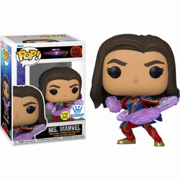 Funko Pop! Marvel: Marvel - Ms. Marvel 1251 Glows in the Dark Special Edition (Exclusive)