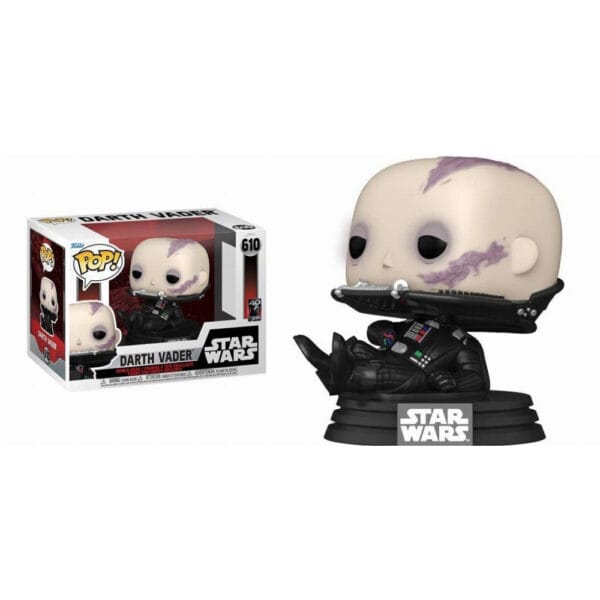 Funko Pop! Movies: Star Wars -Return of the Jedi 40th -Darth Vader (Unmasked) 610 Bobble-Head