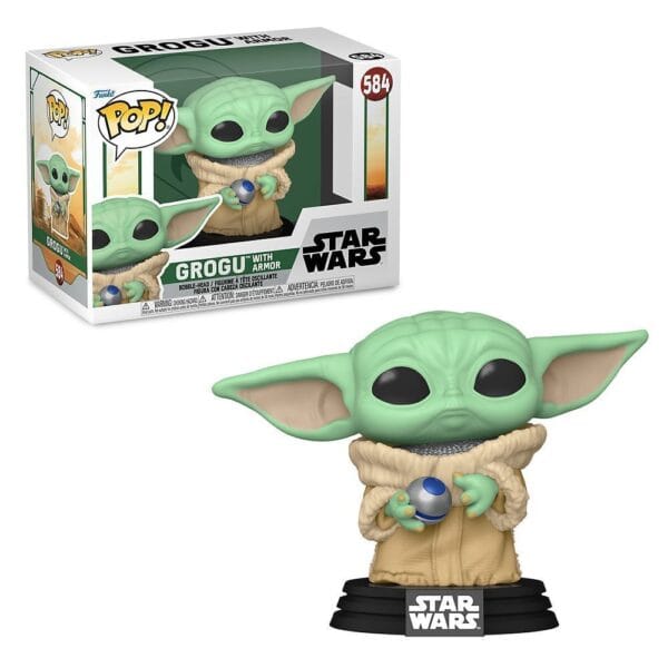 Funko Pop! Star Wars Book Of Boba Fett 584 Grogu With Armor