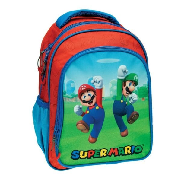 Gim Σχολική Τσάντα Πλάτης Νηπιαγωγείου Super Mario (341-35050)