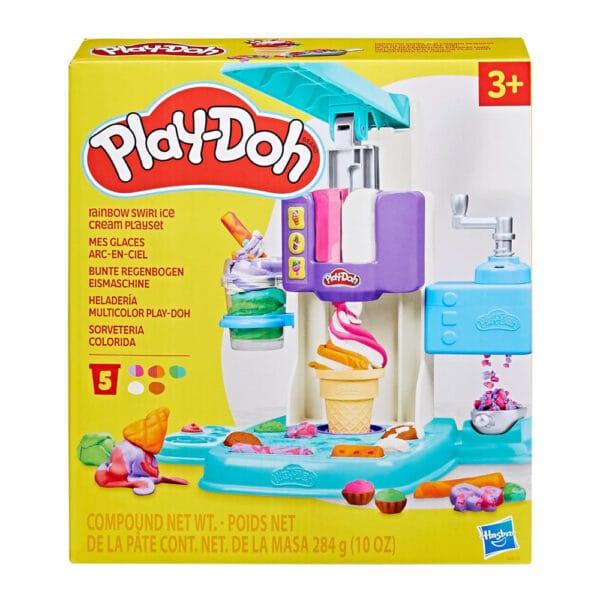 Hasbro Play-doh Rainbow Swirl Ice Cream Playset G0028