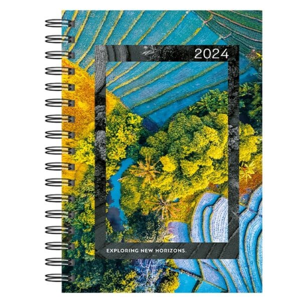 Ημερολόγιο Ημερήσιο Σπιράλ Geo 14x21 (2024)