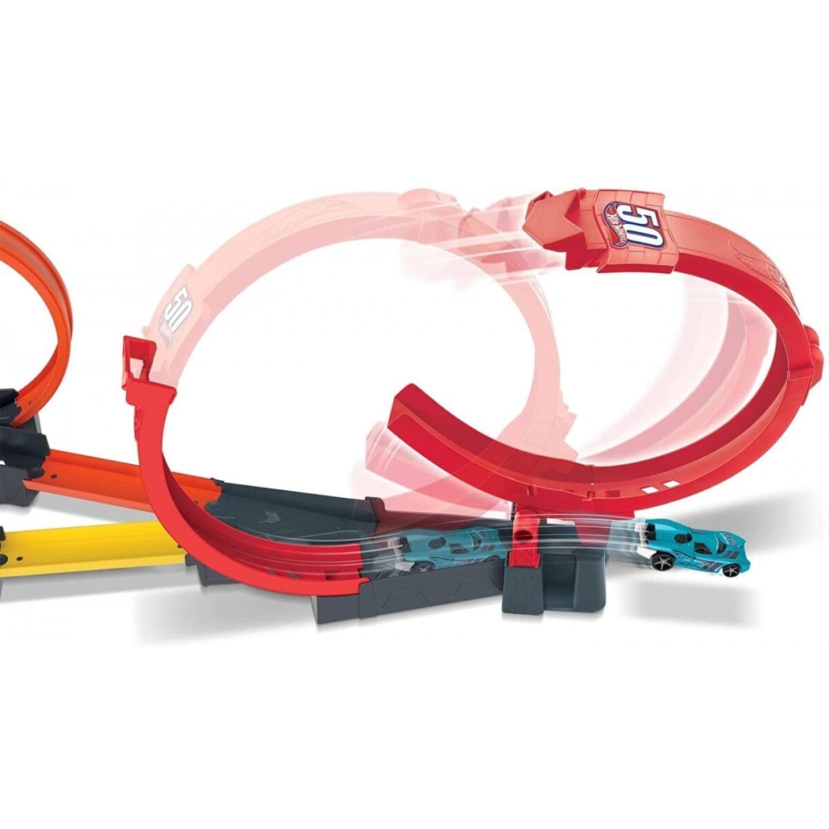 Hot Wheels Πίστα Διπλή Εκτόξευση & Λουπ (RW39) - Image 2