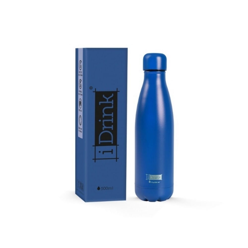 i-total-i-drink-mpoukali-thermos-mple-500ml21918 I-Total I-Drink Μπουκάλι Θερμός Μπλε 500ml - Image 1