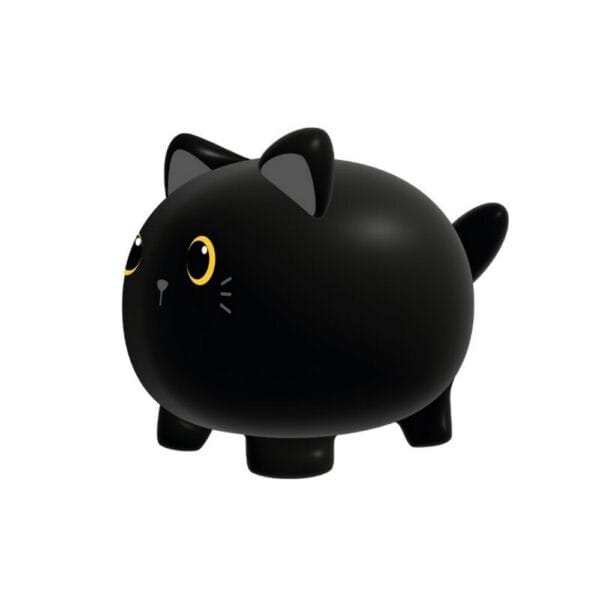 i  total Κουμπαράς  Πλαστικός 18Χ15Χ16  Black Cat (XL2499)