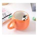 I-Total Κούπα Κεραμική Charm Orange Cat  450ml - Image 3