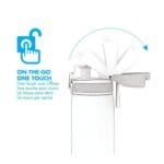 Πλαστικό Παγούρι Quench 1000ml Ion8 Ανοιχτό Ροζ - Image 2